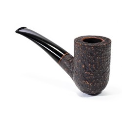 Briar Pipe Castoldi Sandblasted Bent Billiard CS 2602 | Buy Now