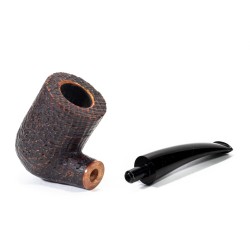 Briar Pipe Castoldi Sandblasted Bent Billiard CS 2602 | Buy Now