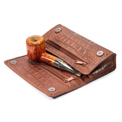 Borsa Portapipa e Tabacco Lubinski 2 Pipe I408B