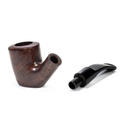 Briar Pipe Saint Claude Starter Set Smooth Bent Billiard