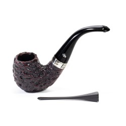 Pipe Peterson Cobble Rusticated Bent Billiard (221)