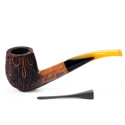 Briar Pipe Amorelli Penna Di San Michele Bent AM 2615 | Buy Now