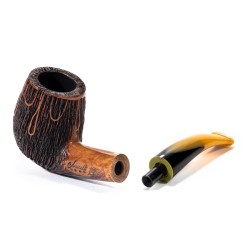 Briar Pipe Amorelli Penna Di San Michele Bent AM 2615 | Buy Now
