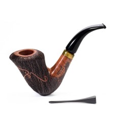 Briar Pipe Amorelli Penna Di San Michele Bent Dublin AM 2613 | Buy Now