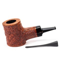 Briar Pipe Radice Rind Reverse Rusticated Poker
