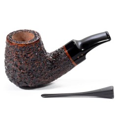 Pipa Radice Rind Reverse Rusticata Bent Billiard