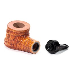 Pipa in Radica Radice Underwood Reverse Rusticata Pot