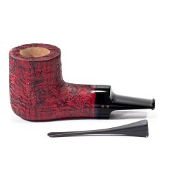 Briar Pipe Radice Silk Cut Reverse Sandblasted Billiard
