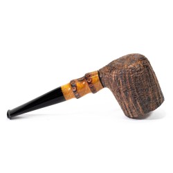 Briar Pipe Radice Silk Cut Sandblasted Billiard