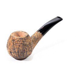 Briar Pipe Radice Silk Cut Sandblasted Bent Apple