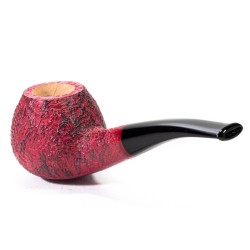 Briar Pipe Radice Silk Cut Sandblasted Bent Apple