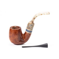 Pipa Savinelli Sasso Liscia 614 Bent Billiard