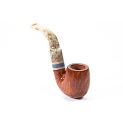 Pipa Savinelli Sasso Liscia 614 Bent Billiard