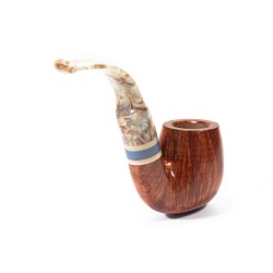 Pipa Savinelli Sasso Liscia 614 Bent Billiard