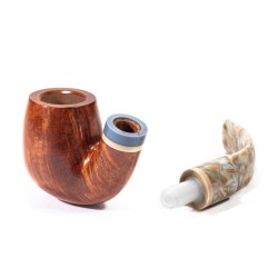 Pipe Savinelli Sasso Smooth 614 Bent Billiard