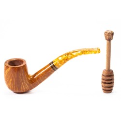 Pipe Savinelli Miele Smooth 606 KS Bent Billiard