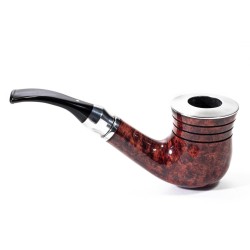 Pipa Vauen Shine Liscia Modello SH 195 Bent | Pipeonline