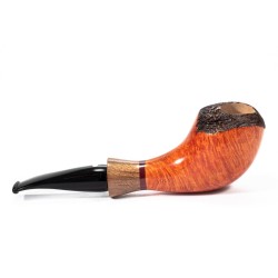 Pipe Armellini Free Hand Gold Smooth Horn