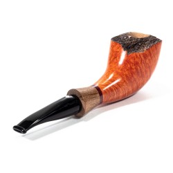 Pipe Armellini Free Hand Gold Smooth Horn