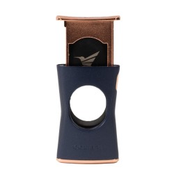 Cigar Cutter Colibri Slim Navy Blue & Golden Rose
