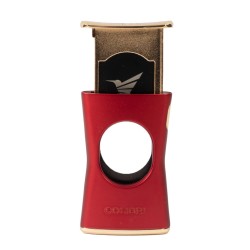 Cigar Cutter Colibri Slim Red & Gold