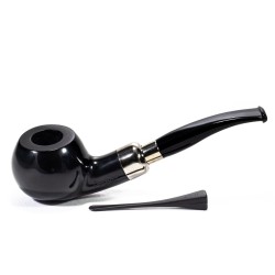 Pipe Lubinski Opus One Black Spigot Smooth Bent Prince LU 2606