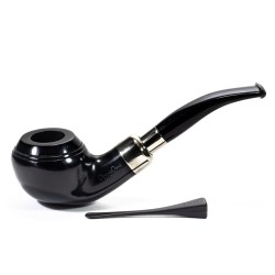 Pipa Lubinski Opus One Black Spigot Liscia Bent Rhodesian LU 2608