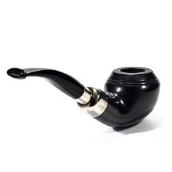 Pipe Lubinski Opus One Black Spigot Smooth Bent Rhodesian LU 2608