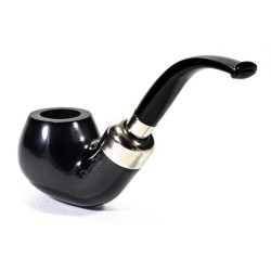 Pipe Lubinski Opus One Black Spigot Smooth Bent Apple LU 2610