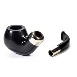 Pipe Lubinski Opus One Black Spigot Smooth Bent Apple LU 2610