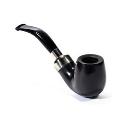 Pipe Lubinski Opus One Black Spigot Smooth Bent Billiard LU 2609
