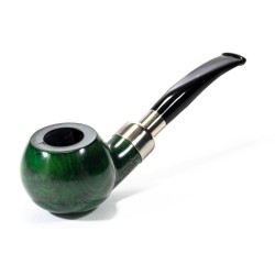 Pipe Lubinski Opus One Green Spigot Smooth Bent Prince LU 2616