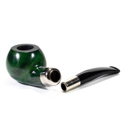 Pipe Lubinski Opus One Green Spigot Smooth Bent Prince LU 2616