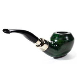 Pipa Lubinski Opus One Green Spigot Liscia Bent Rhodesian LU 2615