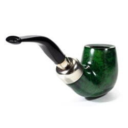 Pipa Lubinski Opus One Green Spigot Liscia Bent Billiard LU 2613