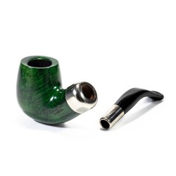 Pipe Lubinski Opus One Green Spigot Smooth Bent Billiard LU 2613