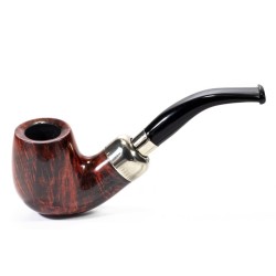 Pipa Lubinski Opus One Orange Spigot Liscia Bent Billiard LU 2602