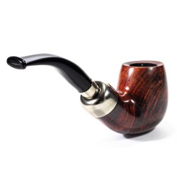Pipa Lubinski Opus One Orange Spigot Liscia Bent Billiard LU 2602