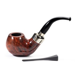 Pipe Lubinski Opus One Orange Spigot Smooth Bent Apple LU 2601