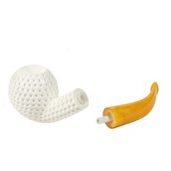 Meerschaum Pipe Lubinski B 203 Golf Bent Apple ME 2601 | Buy Now