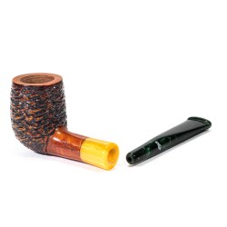Briar Pipe Santambrogio Rusticated Billiard SA 2674 | Buy Now