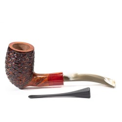 Pipa in Radica Santambrogio Rusticata Billiard SA 2675 | Pipeonline