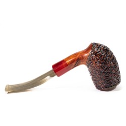 Briar Pipe Santambrogio Rusticated Billiard SA 2675 | Buy Now