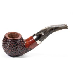 Pipe Santambrogio Rusticated Bent Apple SA 2677 | Buy Now