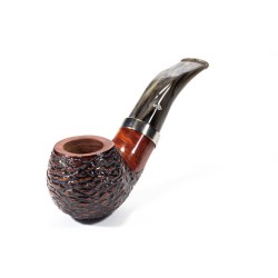 Pipe Santambrogio Rusticated Bent Apple SA 2677 | Buy Now