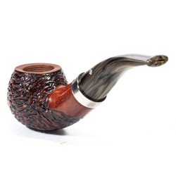 Pipa Santambrogio Rusticata Bent Apple SA 2677 | Pipeonline