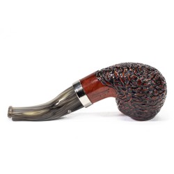 Pipe Santambrogio Rusticated Bent Apple SA 2677 | Buy Now