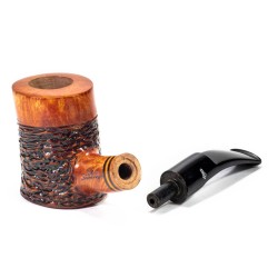 Pipa in Radica Santambrogio Rusticata Cherrywood SA 2688 | Pipeonline