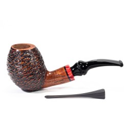 Pipe Santambrogio Rusticated Bent Apple SA 2687 | Buy Now
