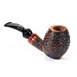 Pipe Santambrogio Rusticated Bent Apple SA 2687 | Buy Now